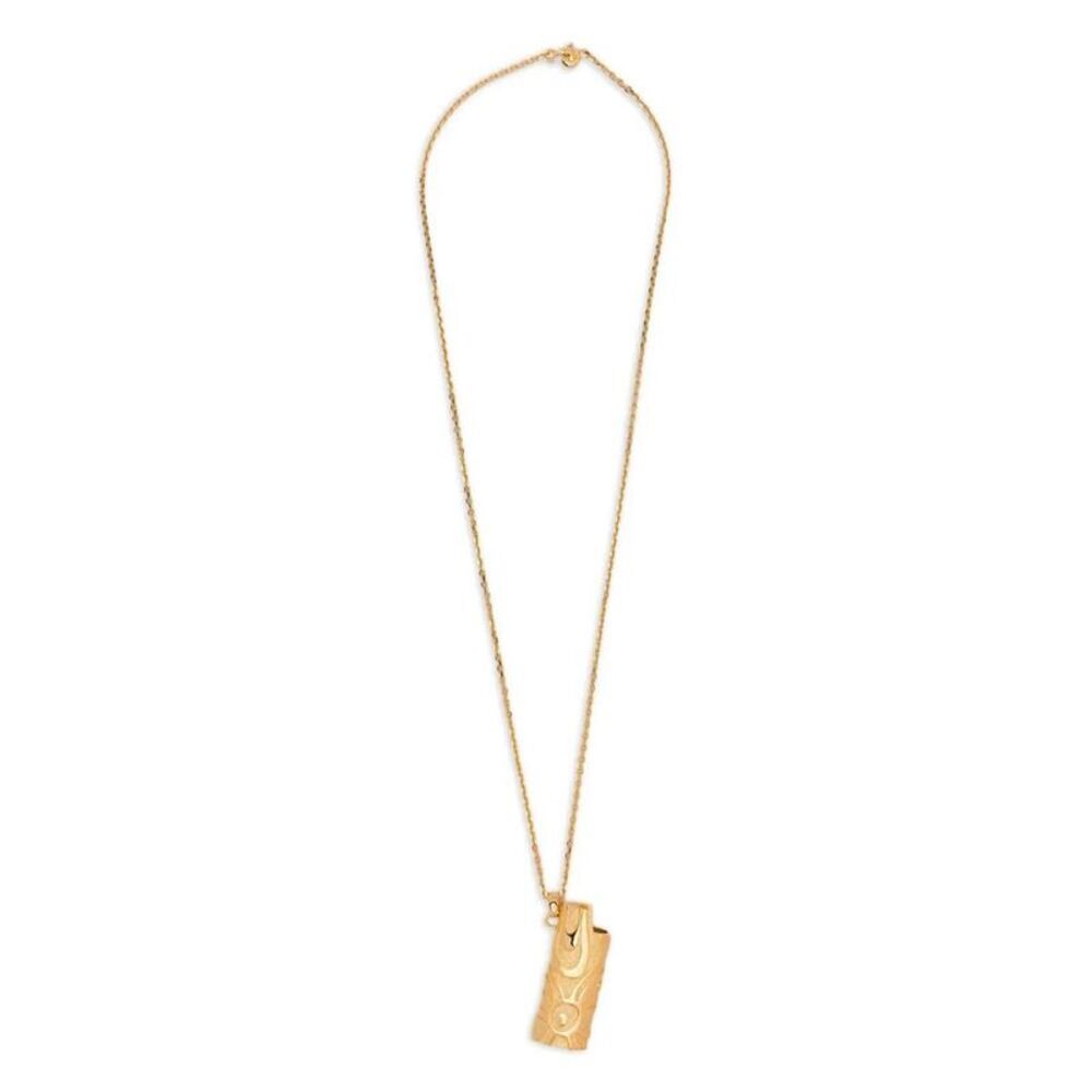 EMILIO PUCCI Engraved Lighter Pendant Necklace Women METALLIC Necklaces